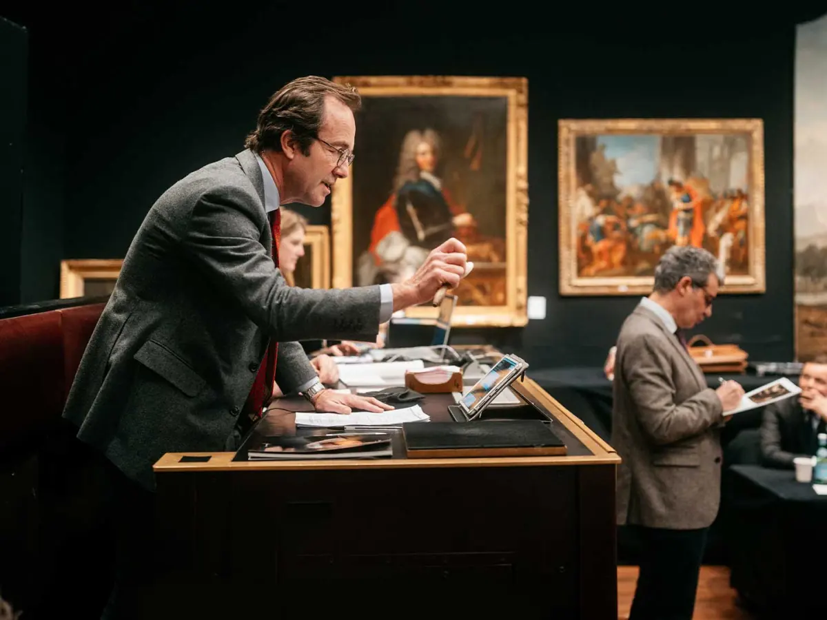 Vente aux enchères d'objets d'art